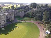Zamek w Warwick w Anglii