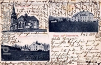 Ścinawka Dolna na starej pocztówce