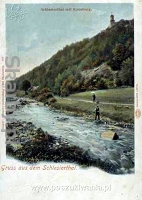 Zagórze Śląśkie na starej pocztówce