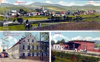 Witków Śląski na starej pocztówce