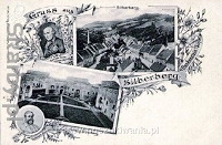 Srebrna Góra na starej pocztówce