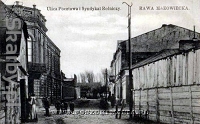 Rawa Mazowiecka  na starej pocztówce