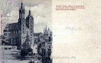 Kraków na starej pocztówce